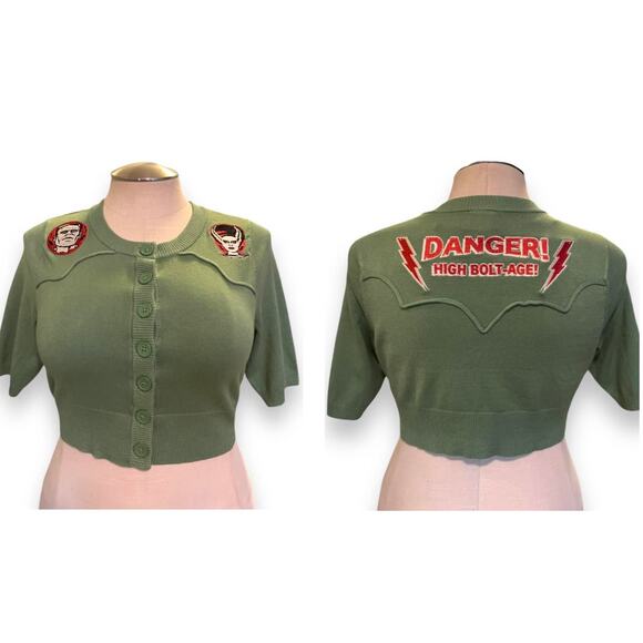 Torrid Universal Monsters Punk Gothic Bride of Frankenstein Cardigan Shrug 6X - Picture 2 of 4